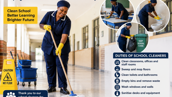 School Cleaners Jobs in South Africa (2026)