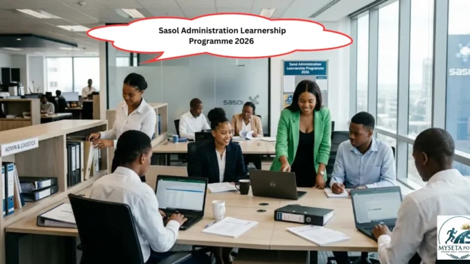Sasol Administration Learnership Programme 2026